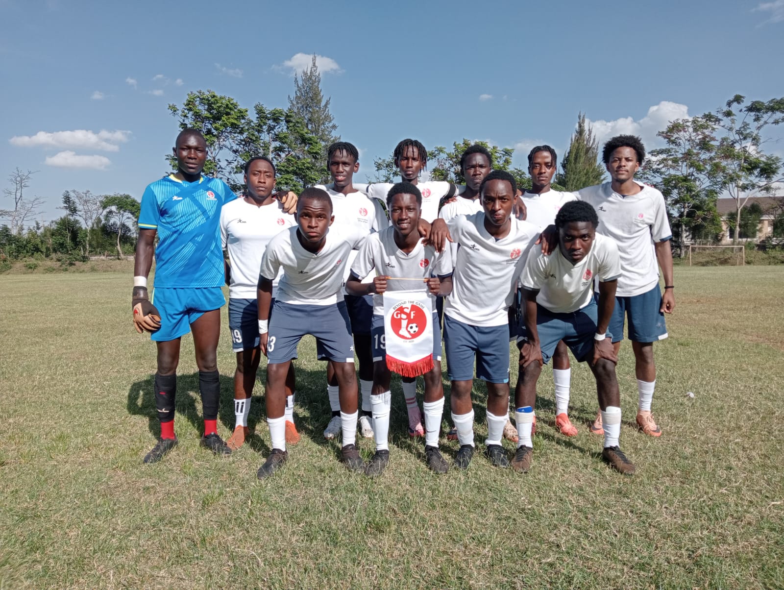 Starting line up in one of our home matches.
